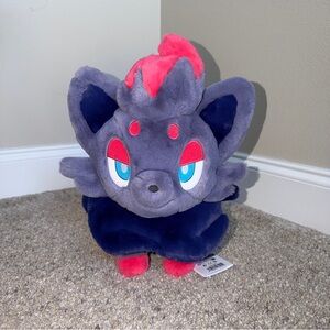 Pokemon Center Comfy Friends Zorua 13" Soft Plush Toy